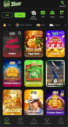 Y222 Game Home Page